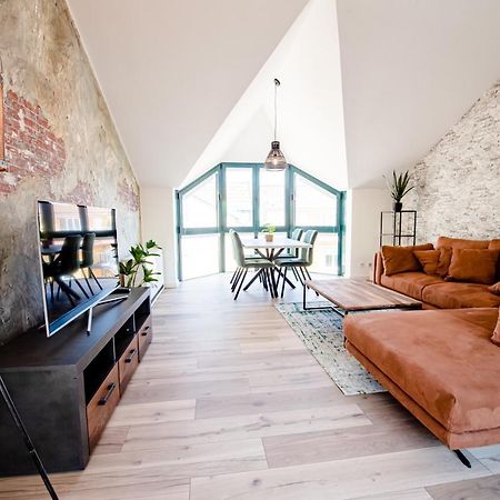 Industrie Stil Apartment Unweit Vom See Losheim Extérieur photo